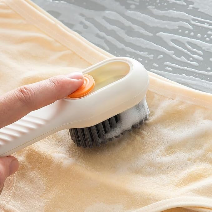 Liquid Shoe Brush Artifacts Hard Hair Household Laundry Multi-Function Long Handle Cleaning Wholesale(Gray)