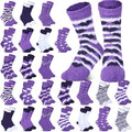 Hoolerry 30 Pairs Christmas Fuzzy Socks Bulk for Adult Gift