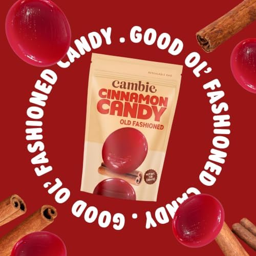 Cinnamon Hard Candy Individually Wrapped by Cambie - 1 lbs of Hard Candy