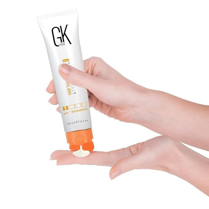 GK Shield Shampoo Conditioner Set (240ml) with Coco The Best and pH+ Shampoo (100ml) - Smoothing Hair Care Kit for Frizz Control Damage Free and Protection
