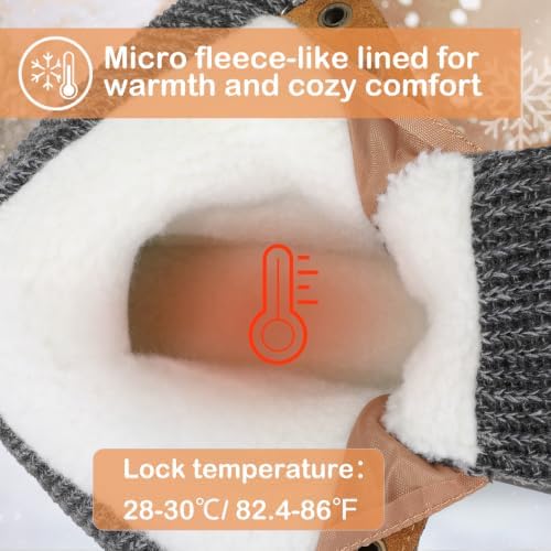 Womens Duck Boots Waterproof Winter Snow Mid-Calf Booties for Cold Weather