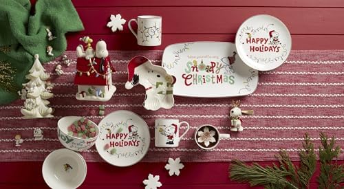 Lenox Peanuts Snoopy Christmas Candy Dish