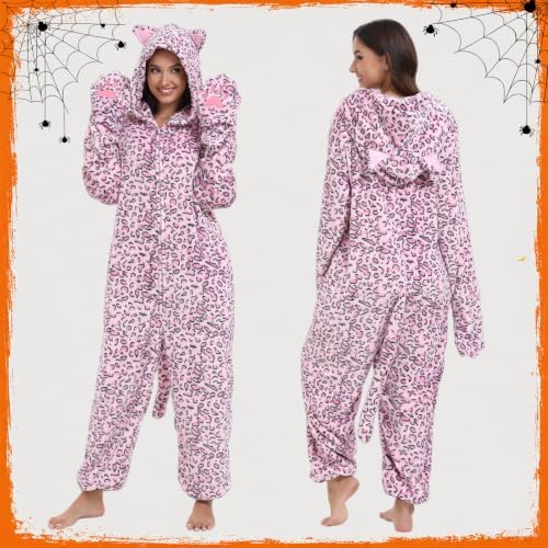 Adult Onesie Pajamas Animal One Piece Costume Halloween Cosplay for Women Men