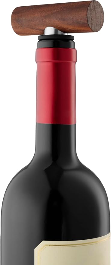 Eva Solo | Liquid lounge Wine stopper |Keeps wine fresh-tasting long after opening | Walnut wood