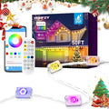Permanent Outdoor Lights, 49ft Christmas RGB+IC Lights with 100 Modes