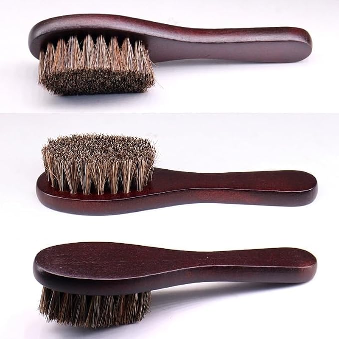 Brush Shoe Polishing Scrub Skimming Remove Long Handle Soft Oil