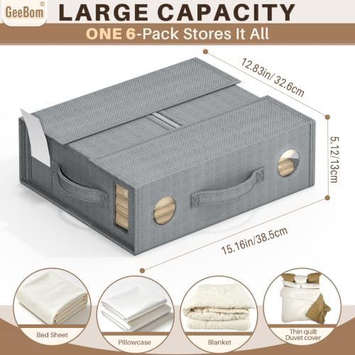 9 Pack Sheet Organizers and Storage, Bed Sheet Organizer