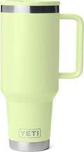 YETI Rambler 40 oz Travel Mug with Flip Straw Lid – Stainless Steel, Vacuum Insulated, Leakproof, Cup Holder Friendly, Grasshopper