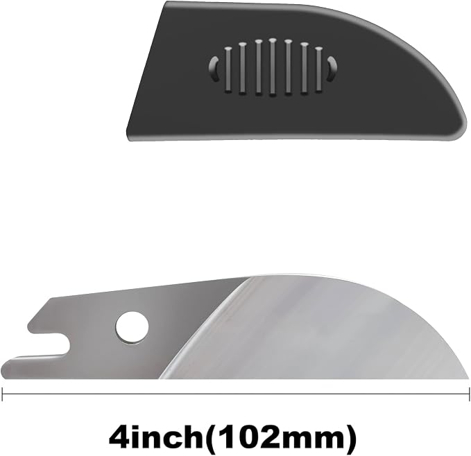 O’Shine Miter Shears 3pcs Replacement SK5 Steel Blades with Sheaths, Shoe Molding Cutter Multi Angle Trim Cutter Blade for Angular Cutting Molding Crafting