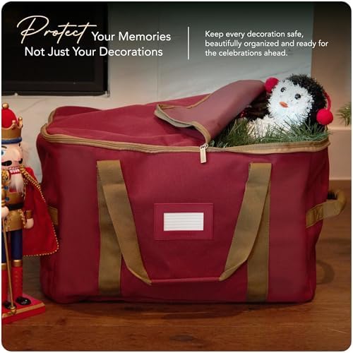 Covermates Treasurekeeper Storage Bag, 25.5" L x 13" W x 12.5" H, Red