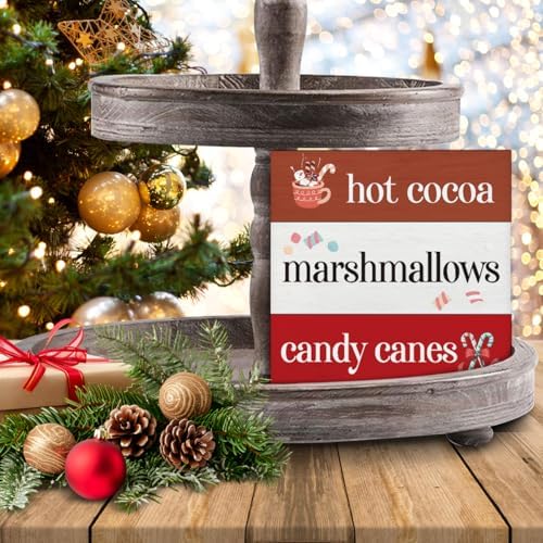 Hot Cocoa Bar Winter Decorations Indoor - Christmas Decor