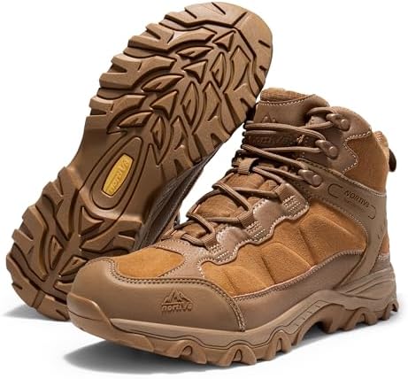 NORTIV 8 Men's Waterproof Lightweight Hiking Boots