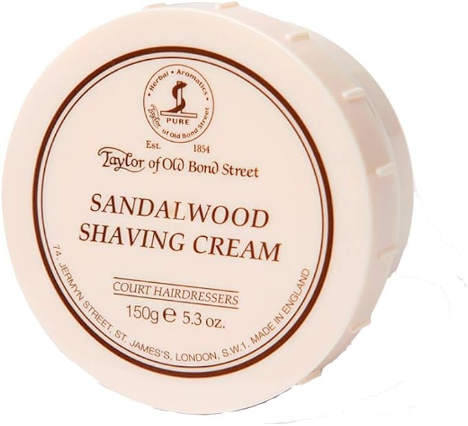 Taylor of Old Bond Street Sandalwood Shaving Bowl, 5.3-Ounce Pack of 3 (3)