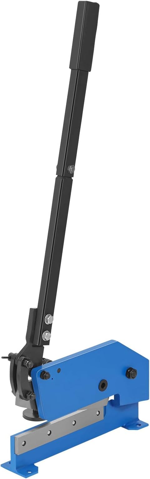 VEVOR Hand Plate Shear 12",Manual Metal Cutter Cutting Thickness1/4 Inch Max,Metal Steel Frame Snip Machine Benchtop 1/2 Inch Rod,for Shear Carbon Steel Plates and Bars