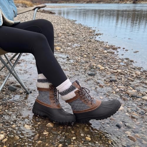 DREAM PAIRS Women's Winter Snow Boots - Classic Duck Boots