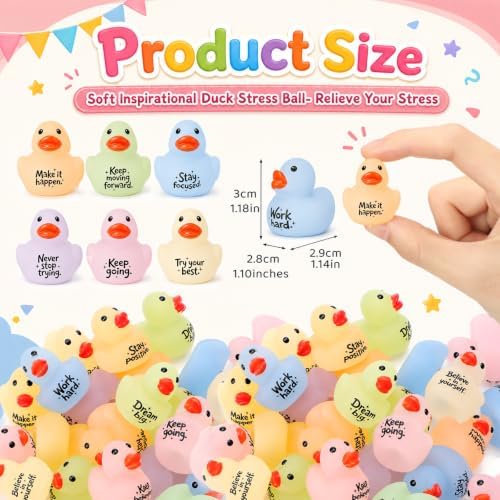 Thenshop 36 Pcs Positive Gifts You're Ducking Great Party Favors