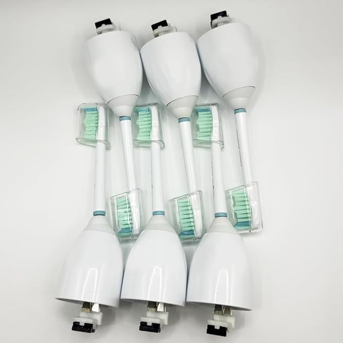 Replacement Toothbrush Heads HX7023/7022 Compatible with Philip Sonic HX5810 HX5620 HX5610 HX5910 HX5611, E-Series, Essence, Xtreme, Elite, Advance and Other Screw-on Electric Toothbrush, 6 Pack (6)