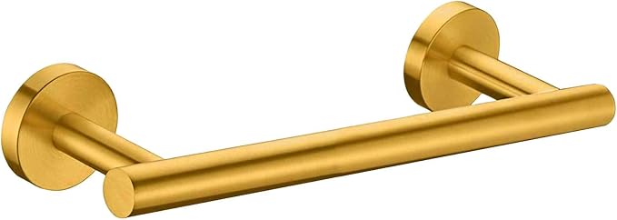 9 Inches Brushed Gold Towel Bar Bathroom Hardware 304 Stainless Steel Wall Mounted Kitchen Towel Holder Cloths Hanger