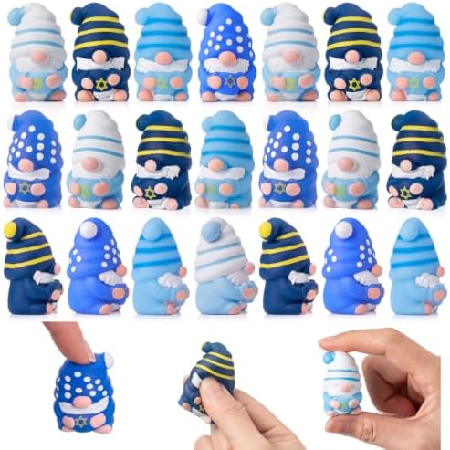 Thenshop 20 Pcs Hanukkah Star of David Gnome Ball Bulk