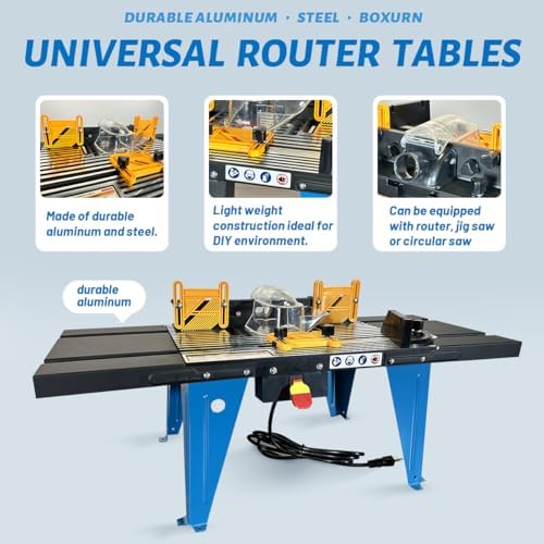 Benchtop Woodworking Router Table Light-Weight and Portable (NO Router)
