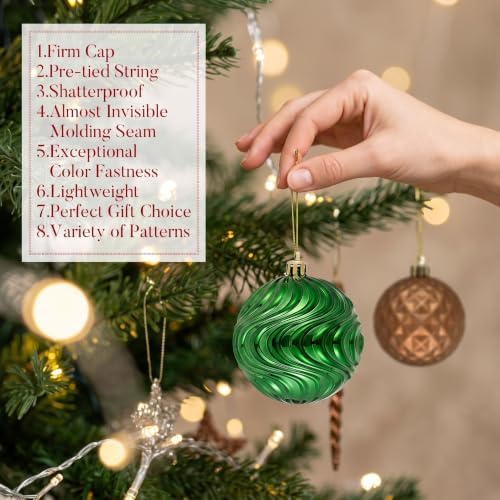 Valery Madelyn 100ct Christmas Tree Decorations Ball Ornaments Set
