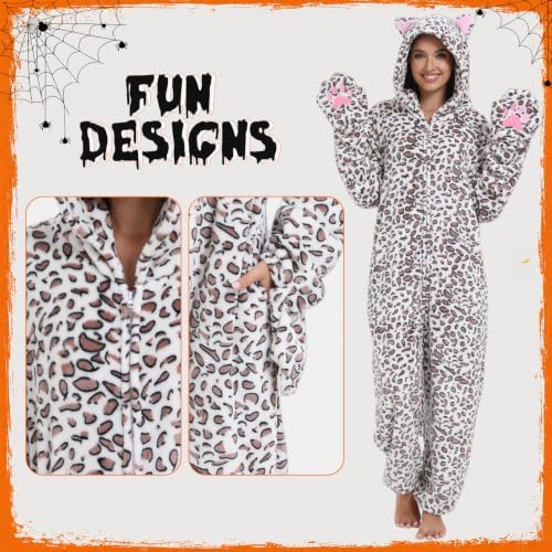 Adult Onesie Pajamas Animal One Piece Costume Halloween Cosplay for Women Men
