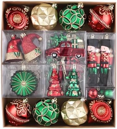 Valery Madelyn 80ct Christmas Tree Decorations Ball Ornaments Set