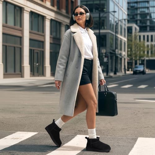 DREAM PAIRS Women's Winter Snow Boots - Classic Ankle Boots
