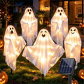 23in - 5 Pack Halloween Decorations Outdoor - Solar Ghost Light for Yard Decor