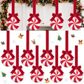 8 Pcs Christmas Kitchen Hanging Ornament, Velvet, Candy
