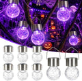 GIGALUMI Solar Hanging Lights Outside Halloween Decoration Lanterns 8 PC