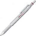 rOtring 600 3-in-1 Multicolor Pen and Mechanical Pencil, Switches Between 2 Ballpoint Pen Fine Point Tips (Black and Red Ink) and 1 Mechanical Pencil Tip (0.5mm Lead), Black Barrel