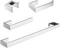 Fapully 4 Piece Bathroom Accessories Set Stainless Steel Wall Mounted,Chrome Polish Finished