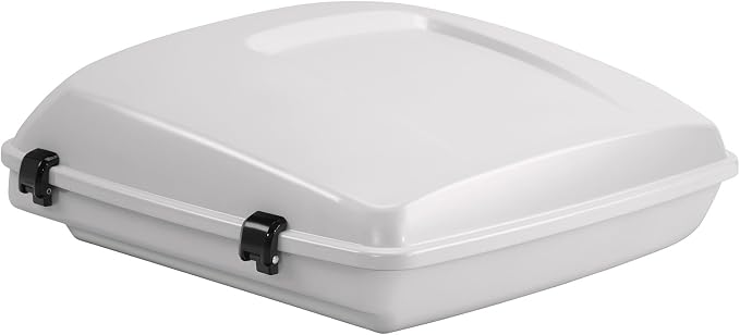 Razor Trunk W/Latch Key Fit For Harley 2014-2025Touring CVO Road King Street Glide Electra Glide Ultra Limited Trunk White Onyx Pearl