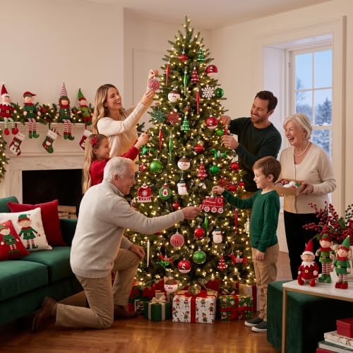 Valery Madelyn 60ct Christmas Ball Ornaments Tree Decorations Set