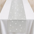 Disco Party Decorations - Glitter Disco Table Runner | Retro 70s 80s Disco Ball Decor Indoor Outdoor - Silver Sequin Party Favors Supplies for Wedding Bachelorette Birthday Dance Party