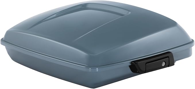Razor Trunk W/Latch Key Fit For Harley 2014-2025 Touring CVO Road King Street Glide Electra Glide Ultra Limited Sharkskin Blue Firestorm Pack