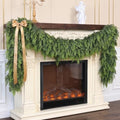 4Pcs 9FT Artificial Christmas Cedar Garland Faux Plant for Mantle Decor