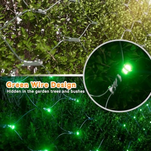 LitHome 21FT x 5FT Christmas Net Lights Outdoor Mesh Lights Connectable