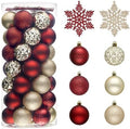 Valery Madelyn 50ct Christmas Tree Decorations Ball Ornaments 2.36 Inches
