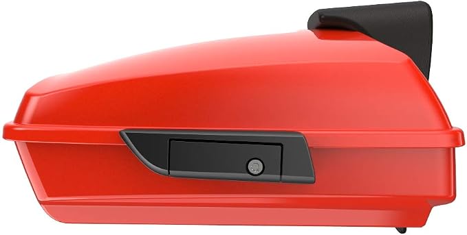 Advanblack Road Glide Tour Trunk Pack Laguna Orange Razor Tour Trunk Pack Backrest Pad for '97-'25 Harley Touring Road King Street Glide Electra Glide CVO models