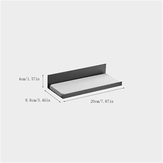 Toothbrush Rack Aluminum Toothbrush Holder Wall-Mounted Gun Gray Toothpaste Holder 4-Slot Storage Rack Easy to Install Without Drilling Bathroom Toothbrush Holder(S20cm)