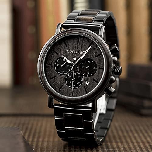 2win Engraved Wooden Watch for Boyfriend My MAN Fiancé Husband Customized Personalized Wood Watches for Men Birthday Anniversary Personalized Watch