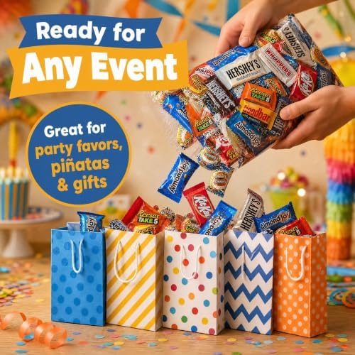 Bulk Chocolate Assortment Variety Pack - Chocolate Candy Variety Pack - 5 lb Bag of Mixed Bulk Chocolate, Milk Chocolate, Dark Chocolate, Bars and more! Bulk Candy Mix for Candy Bags - Candy - Chocolate (5 LBS)