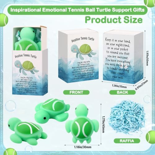 Wettarn 25 Sets Tennis Positive Gifts Sport Party Favors with Boxes