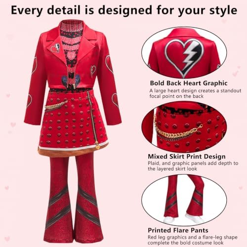 Kids Royal Princess Costume Girls Halloween Birthday Outfit Dress Up Set