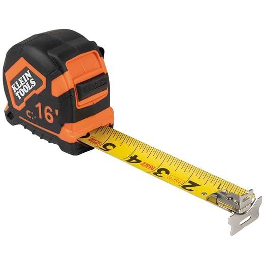 Klein Tools 9216 Tape Measure and 935AB4V Level