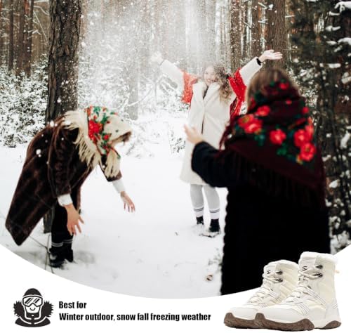 HOBIBEAR Women's Barefoot Snow Boots, Wide Toe Box, Ankle Winter Shoes