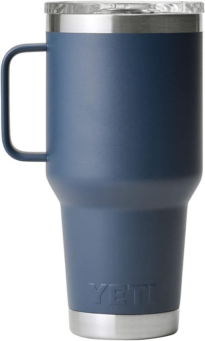YETI Rambler 30 oz Travel Mug, Stainless Steel, Vacuum Insulated with Stronghold Lid