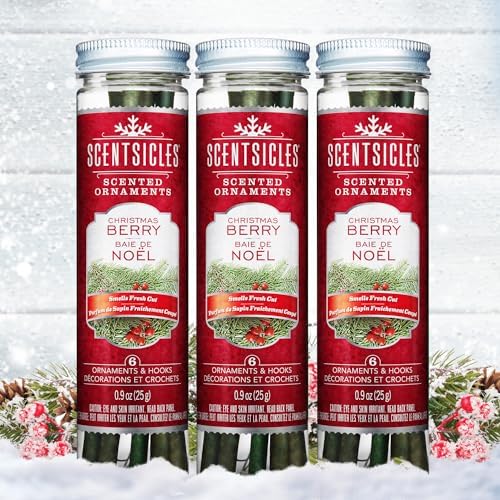 Scentsicles Christmas Berry Scented Christmas Ornaments 3 Pack
